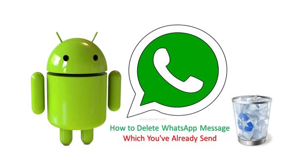 How to delete WhatsApp messages which you have already send