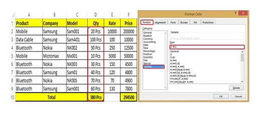 How to Add suffix in range of cells in MS Excel How to Add suffix in range of cells in MS Excel