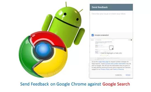 How to Send Feedback on Google Chrome against Google Search How to Send Feedback on Google Chrome against Google Search
