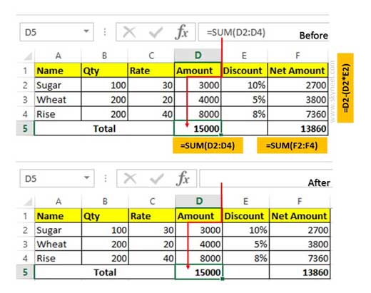 How to lock and hide formula in Excel