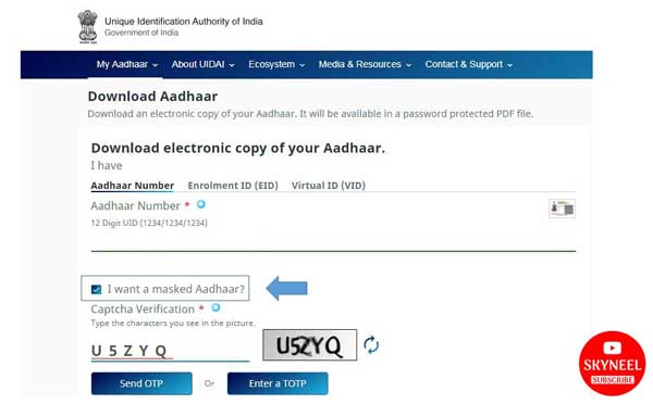 Masked Aadhaar card 2