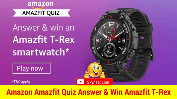 Amazon Amazfit Quiz Answers