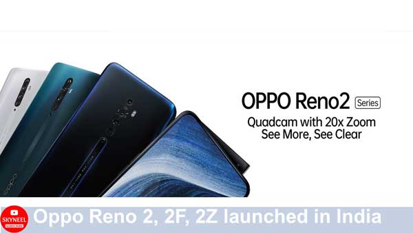 Oppo Reno 2, 2F, 2Z