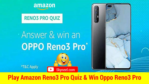Amazon Oppo Reno3 Pro Quiz Answers