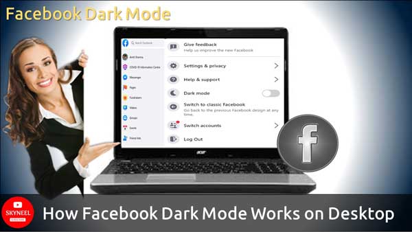 How Facebook Dark Mode Works on Desktop