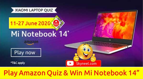 Amazon Quiz Answers - Mi-Notebook-14-inch