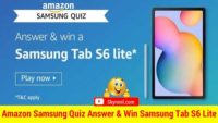 amazon quiz samsung tab s6