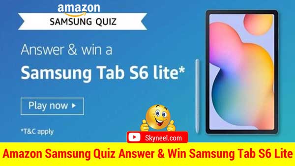 Amazon Samsung Quiz Answers