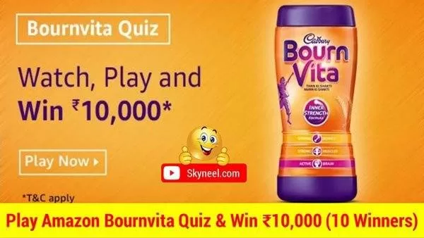 Amazon Bournvita Quiz Answers