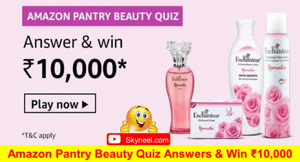 Amazon Pantry Beauty Quiz Answers