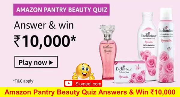 Amazon Pantry Beauty Quiz Answers Amazon Pantry Beauty Quiz Answers