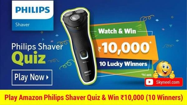 Amazon Philips Shaver Quiz Answers