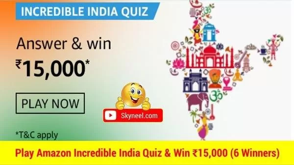 Amazon Incredible India Quiz Answers Amazon Incredible India Quiz Answers