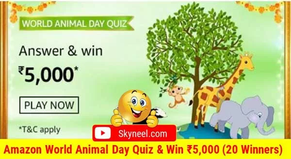 Amazon World Animal Day Quiz Answers Amazon World Animal Day Quiz Answers