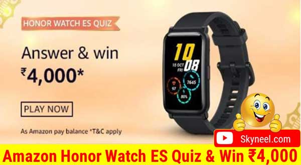 Amazon Honor Watch ES Quiz Answers