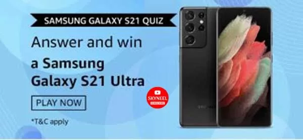 Amazon Samsung Galaxy S21 Quiz Answers Amazon Samsung Galaxy S21 Quiz Answers