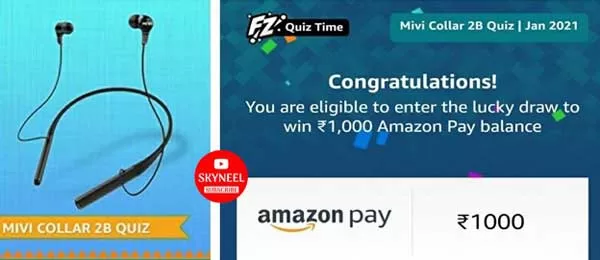 Amazon Mivi Collar 2B Quiz Answers Amazon Mivi Collar 2B Quiz Answers