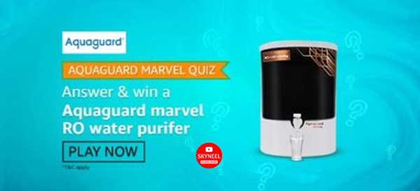 Amazon Aquaguard Marvel Quiz Answers