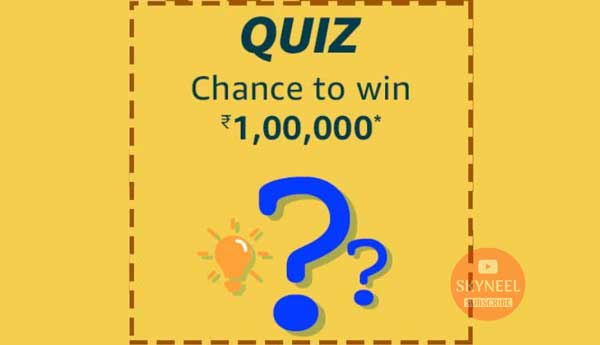 Amazon Carnival Edition Quiz Answers – Win RS. 75000 & 100000 (2 Winners)