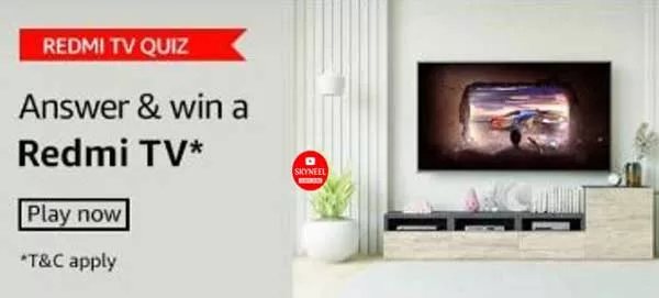 Amazon Redmi TV Quiz Answers