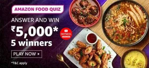 Amazon Food Quiz Answers