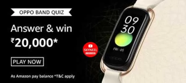 Amazon Oppo Band Quiz Answer