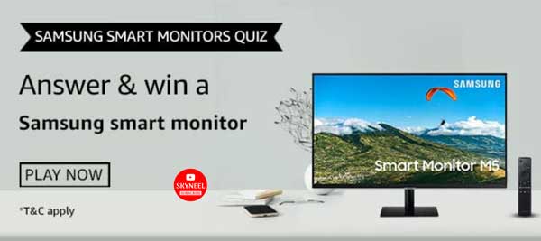 Amazon Samsung Smart Monitors Quiz Answers