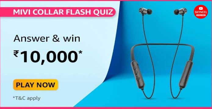 Amazon Mivi collar flash Quiz Answers