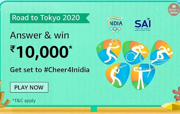 Amazon Road to Tokyo Quiz Answers β win βΉ10,000 Amazon Pay Balance Amazon Road to Tokyo Quiz Answers β win βΉ10,000 Amazon Pay Balance