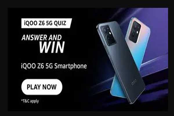 Amazon iQOO Z6 5G Quiz Answers