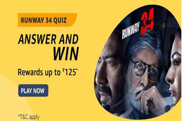 Amazon Runway 34 Quiz Answers