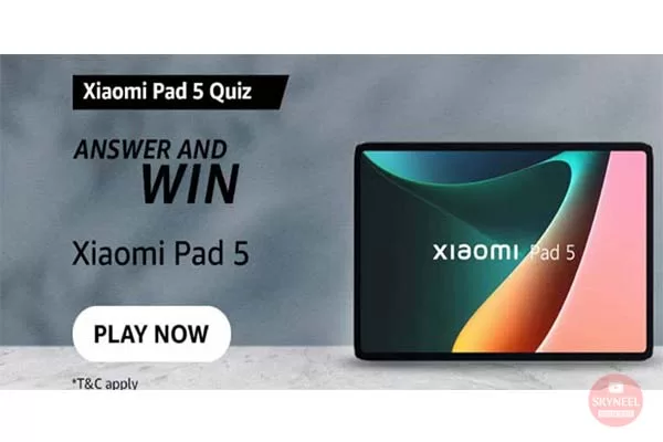 Amazon Xiaomi Pad 5 Quiz Answers - Win Xiaomi Pad 5 Amazon Xiaomi Pad 5 Quiz Answers - Win Xiaomi Pad 5