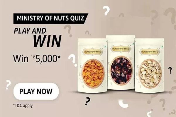 Amazon Ministry of Nuts Quiz Answers