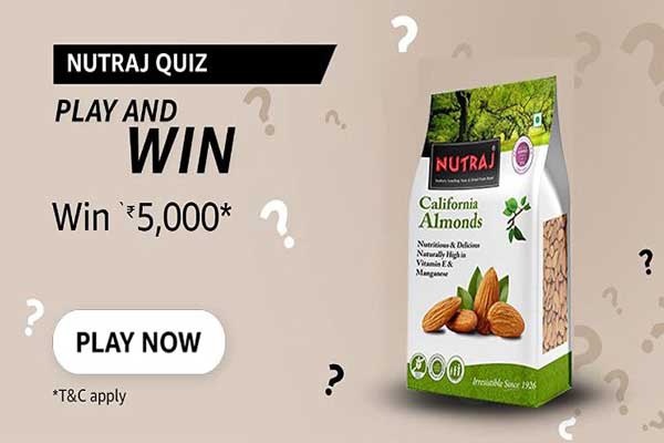 Amazon Nutraj Quiz Answers