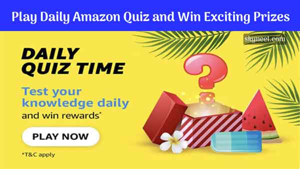 amazon quiz answers today daily quiz time funzone