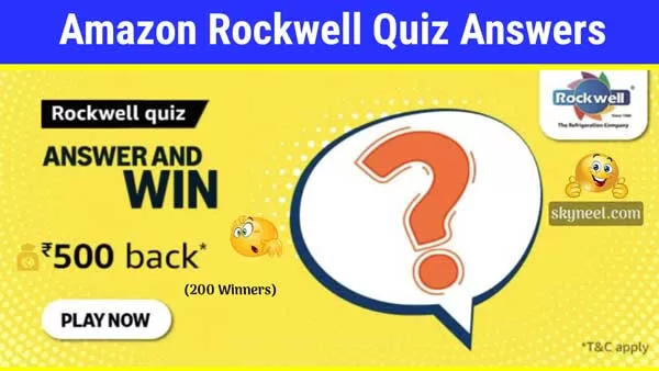 Amazon Rockwell Quiz Answers Amazon Rockwell Quiz Answers