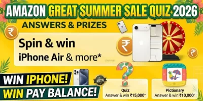 Amazon Great Summer Sale Quiz 2026 Amazon Great Summer Sale Quiz 2026
