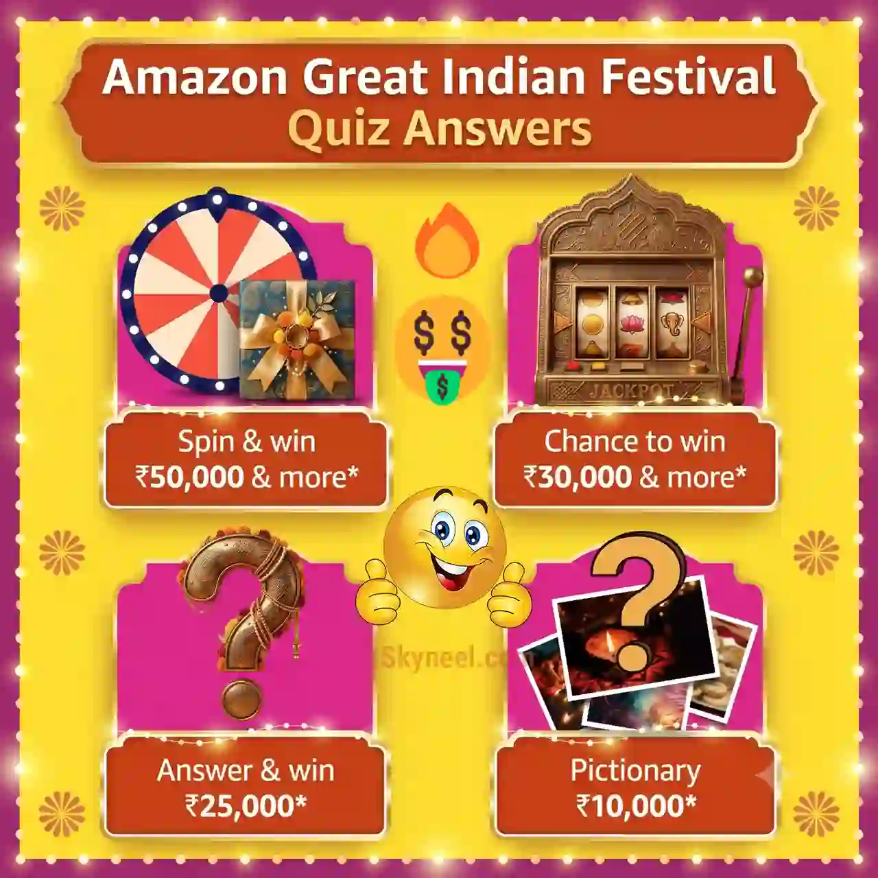 Amazon Great Indian Festival Quiz Answers
