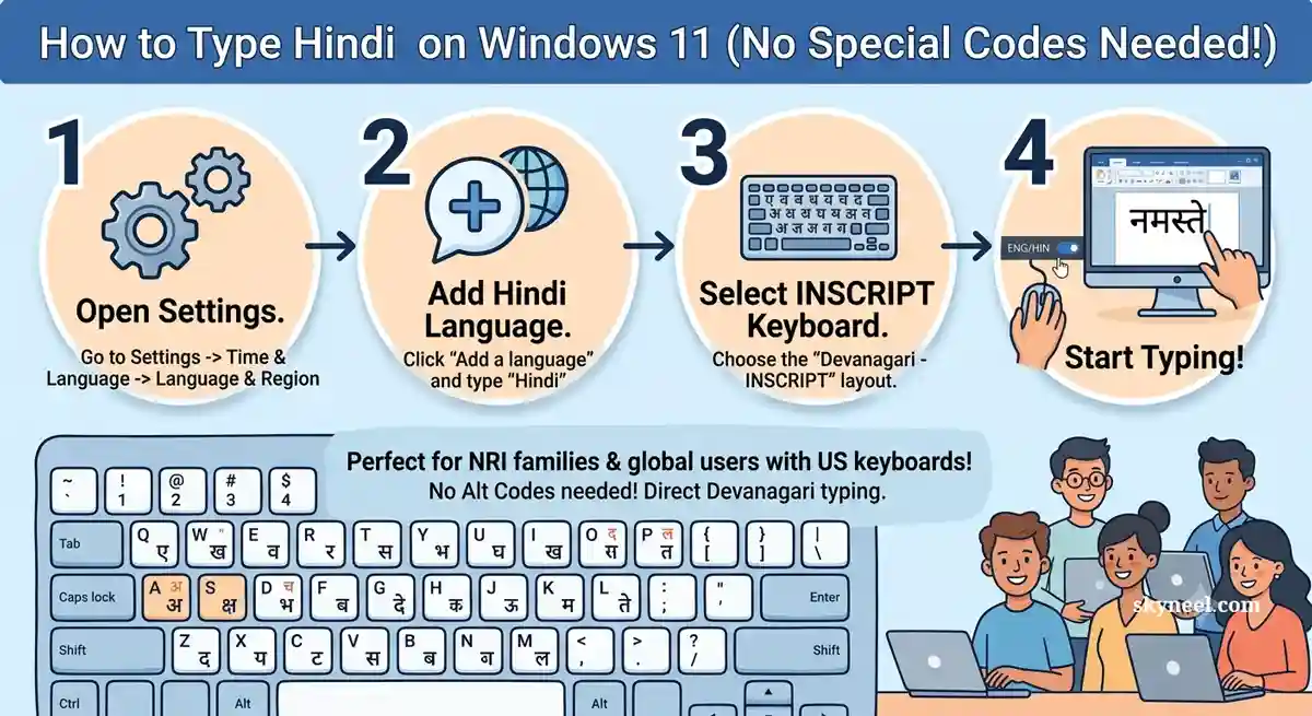 How to Use Hindi Character Codes on Windows 11