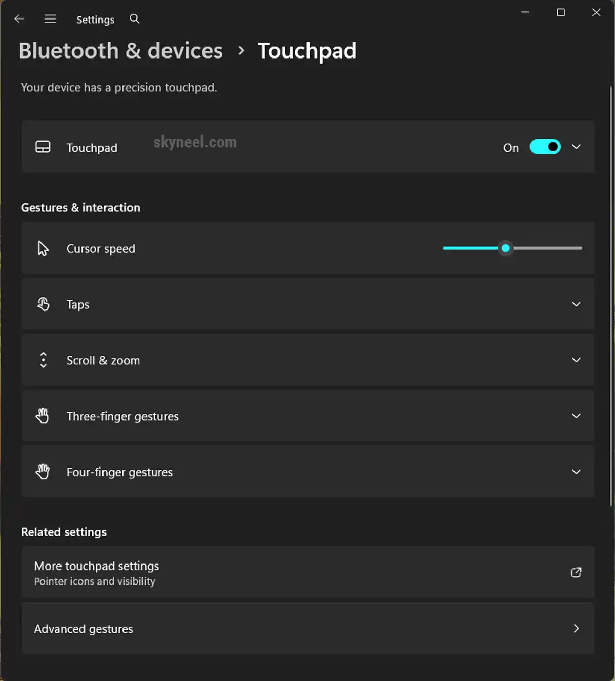 How to Customize Touchpad Gestures Windows 11
