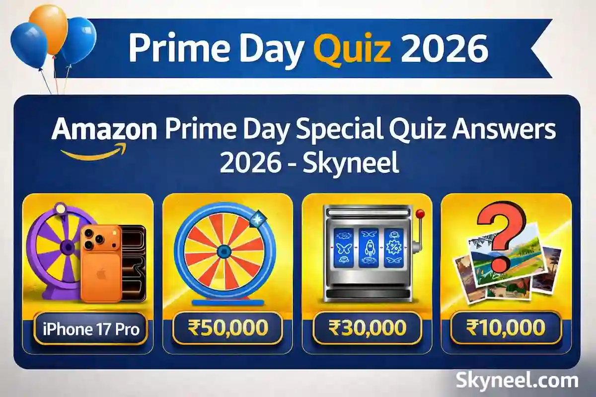 Amazon Prime Day Quiz Answers 2026 - Skyneel
