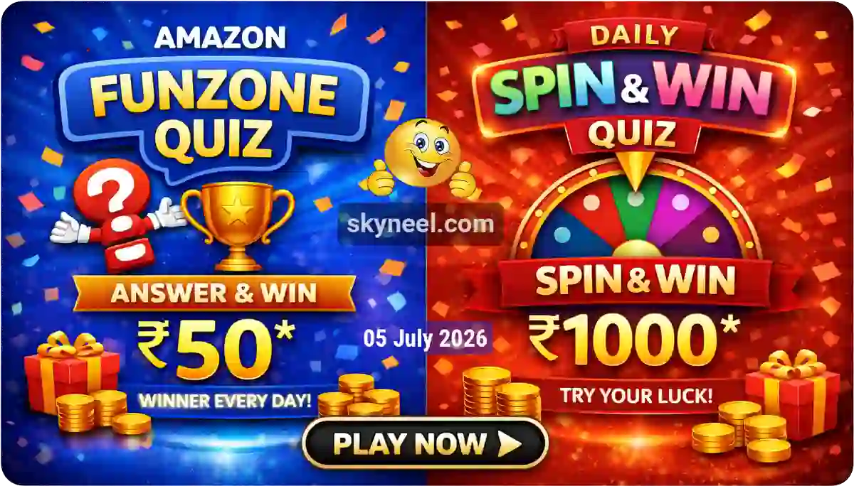 Amazon Quiz Answers Today 05 July 2026