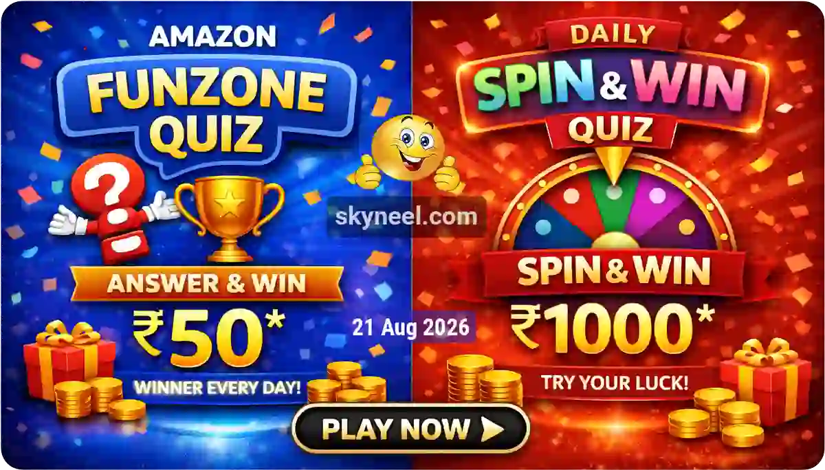Amazon Quiz Answers Today 21 Aug 2026